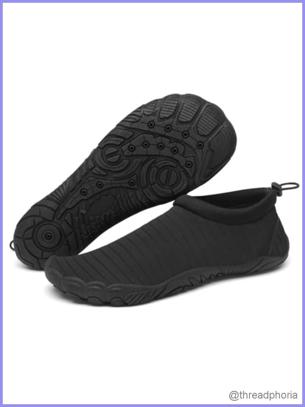 Wide Toe Barefoot Water Shoes Quick-Dry Breathable Slip-On